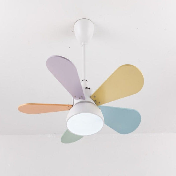 Flower Shaped Kids Ceiling Fans with Light for bedroom