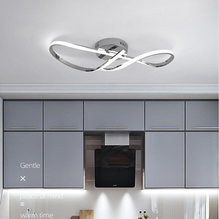 Waves Flush Mount Ceiling Light Arbitrary LED Light