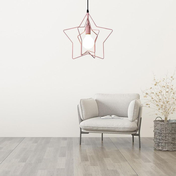 Multiple Star Shaped LED Modern Pendant Light Hanging Lamp Island Lights