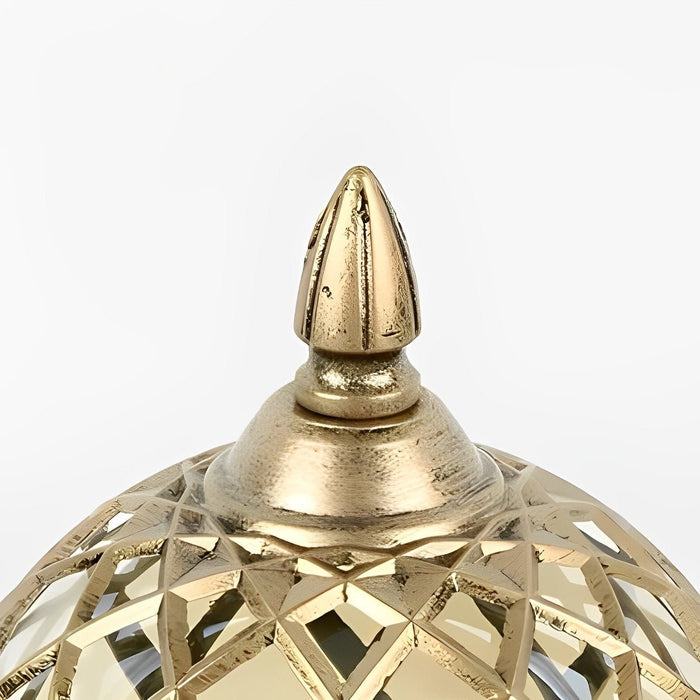 Round Ball Outdoor Fence Post Light - Modern Garden Patio Lighting, Weatherproof Decorative Fixture
