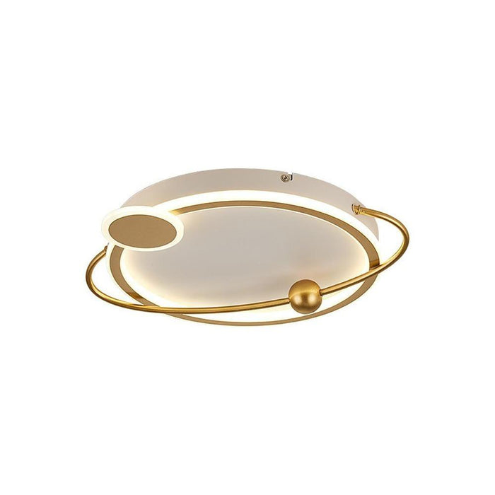 Oval Shaped Bedroom Flush Mount Lighting Unique LED Ceiling Lights