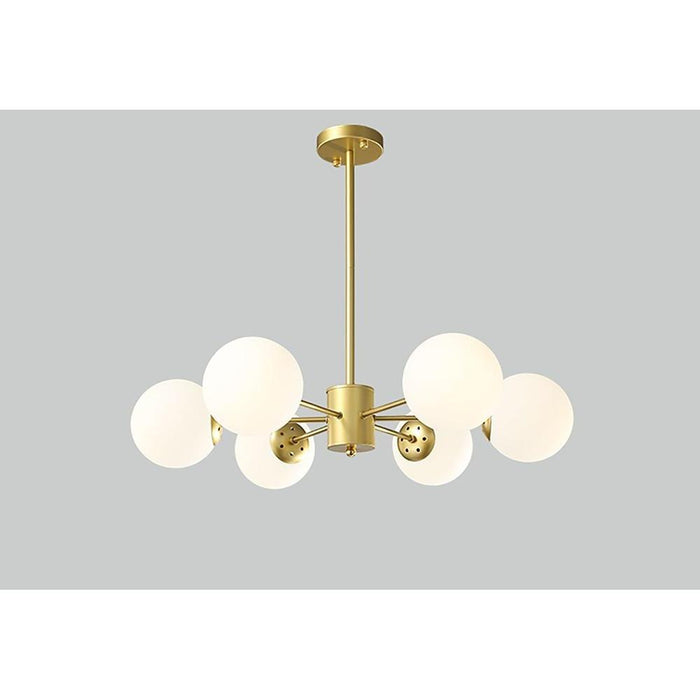 Globe Cluster Pendant Light Metal Glass LED Living Room Ceiling Lights