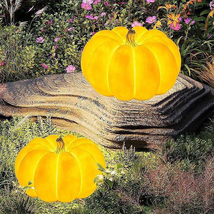 Pumpkin Lantern - Solar LED Outdoor Light - Waterproof Halloween Decor