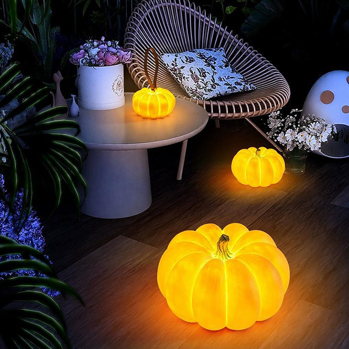 Pumpkin Lantern - Solar LED Outdoor Light - Waterproof Halloween Decor