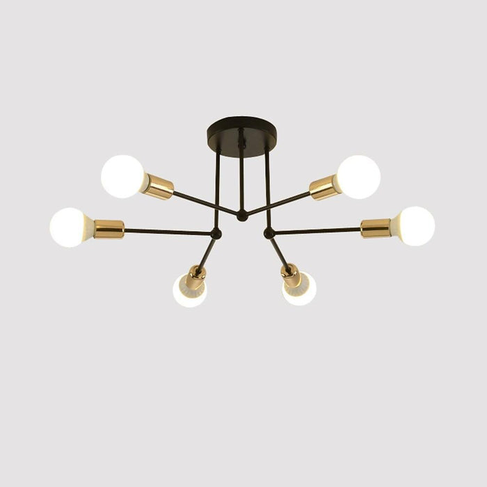 6 Lights LED Modern Ceiling Lights Flush Mount Lighting Hanging Ceiling Lights