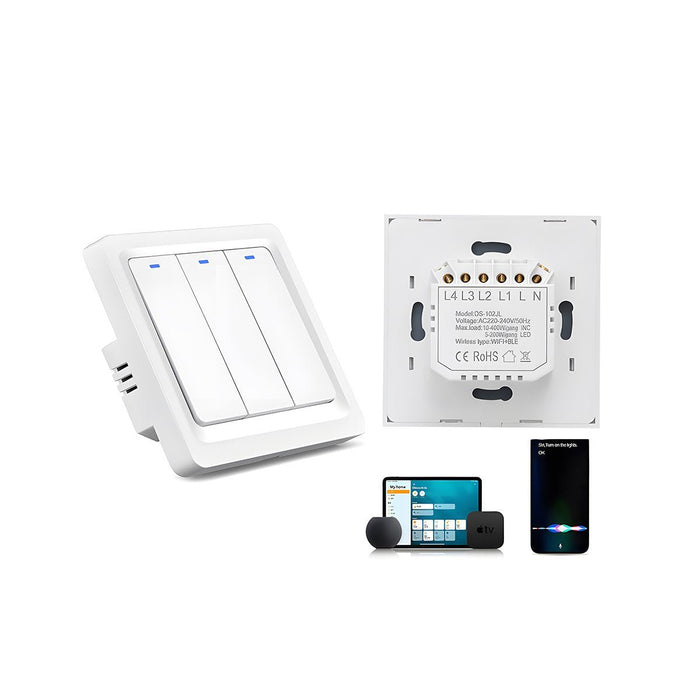 Smart Switch Light Control - Apple HomeKit / Siri Voice - CozyLife Smart Wall Switch