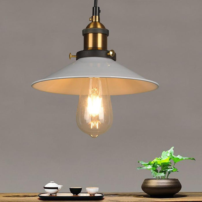 Metal Cone-shaped LED Industrial Style Pendant Lighting Island Lights