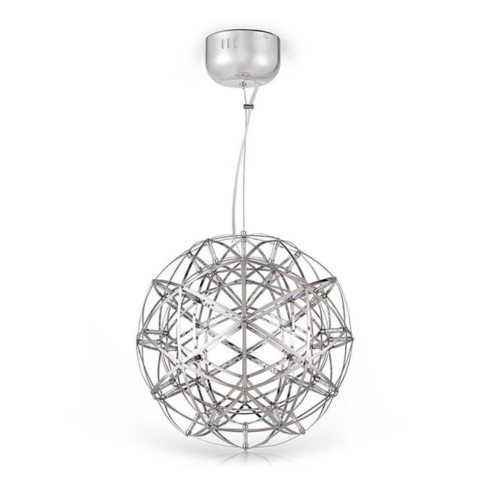 12'' Sphere Lantern Pendant LED Modern Metal Kitchen Island Ceiling Lighting