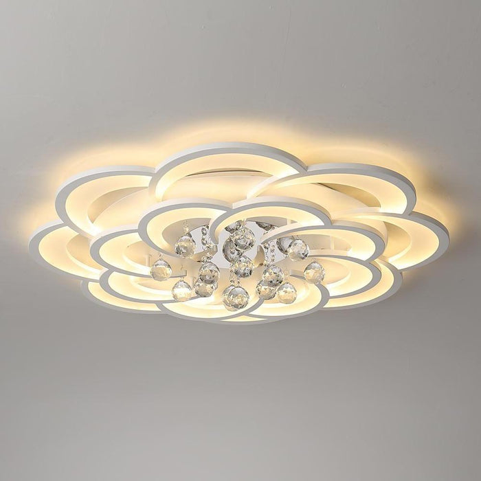 Swirls Teardrops Flush Mount Ceiling Light Unique LED Light