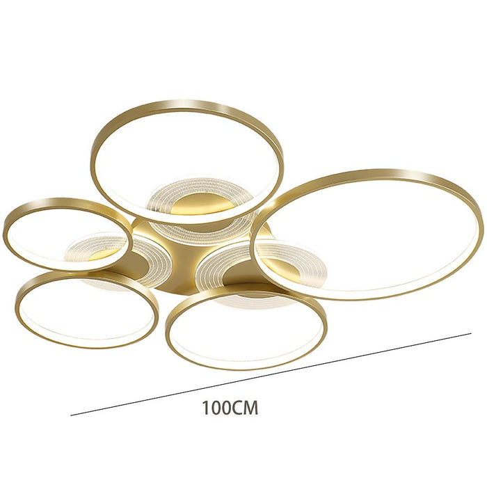 Circles LED Nordic Ceiling Lights Flush Mount Lighting Ceiling Lamp