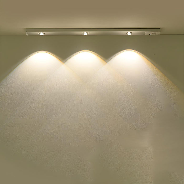 Intelligent Cat Eye Motion Sensor Cabinet Light - Dimmable, Wireless, Rechargeable LED Under Cabinet Lighting, Closet, Shelf