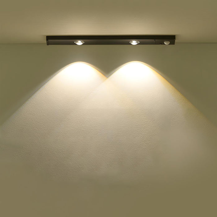 Intelligent Cat Eye Motion Sensor Cabinet Light - Dimmable, Wireless, Rechargeable LED Under Cabinet Lighting, Closet, Shelf