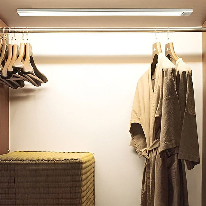 Intelligent Ultra-thin Motion Sensor Wireless Strip LED Cabinet Light with USB Rechargeable
