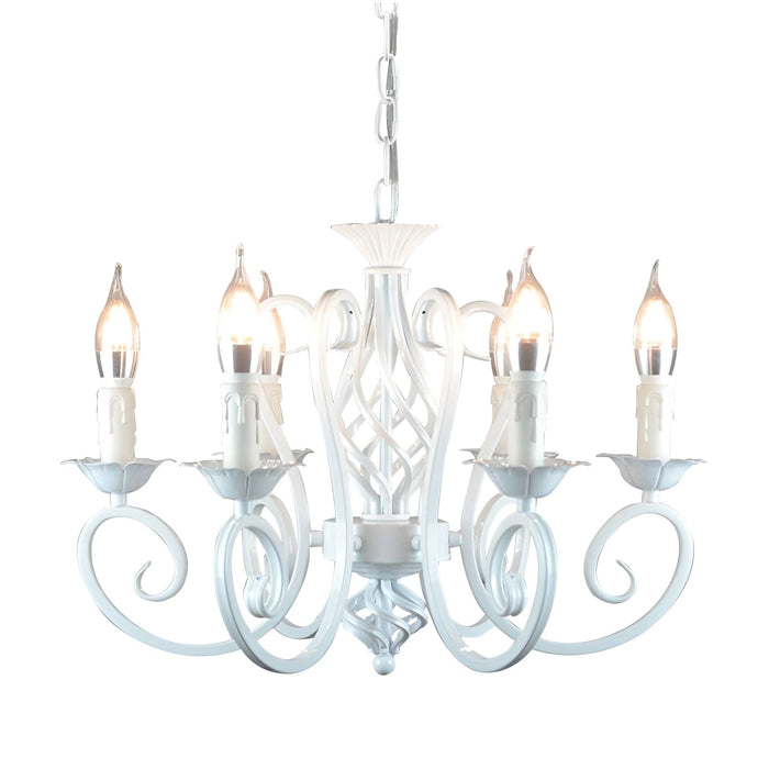 Iron Black Farmhouse Chandelier Candelabra Chandelier Living Room Light Fixtures