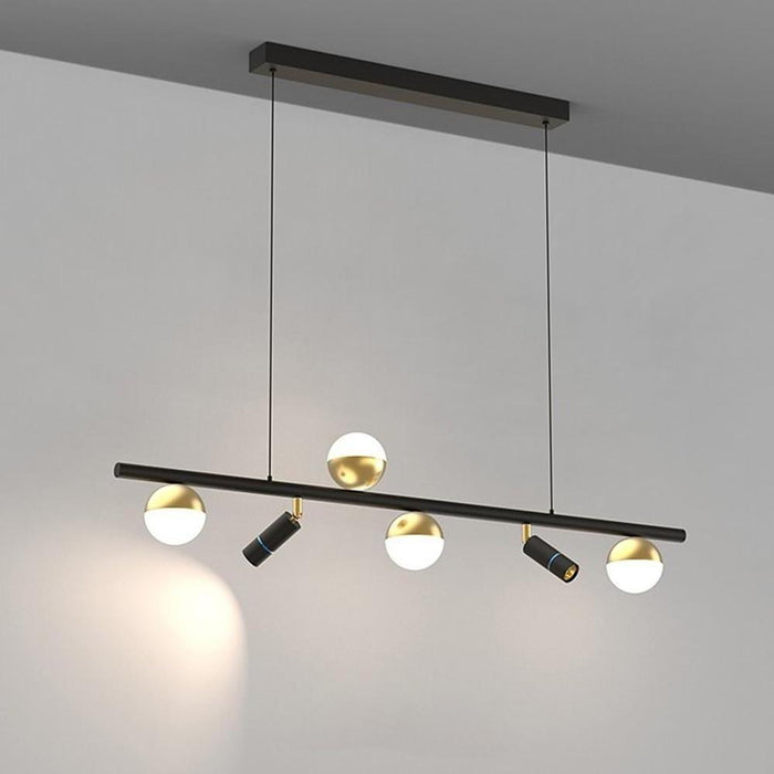 Linear LED Modern Chandelier Pendant Light Hanging Lamp Island Lights