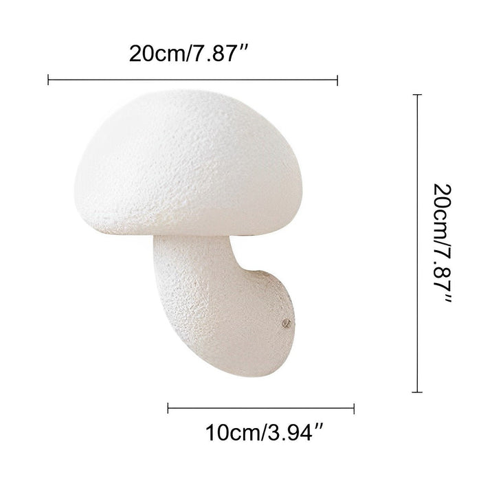 Modern Minimalist Creamy Style Mushrooms LED Wall Sconces - Indoor/Outdoor Lighting Fixture - Artistic Design