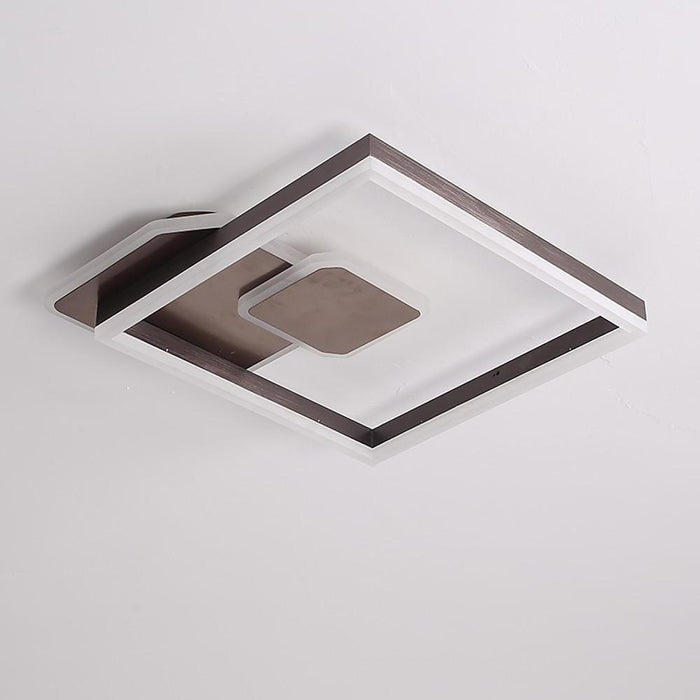 Abstract Square Dimmable LED Modern Flush Mount Lighting Ceiling Lights
