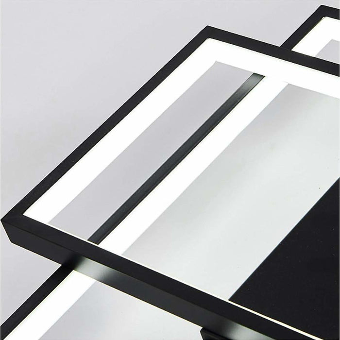 Display Of Rectangles Abstract LED Flush Mount Ceiling Lights for Bedroom