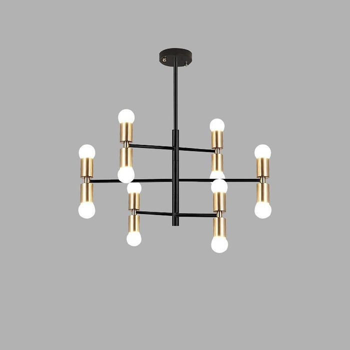 6 Lights LED Modern Sputnik Chandelier Pendant Light Hanging Lamp