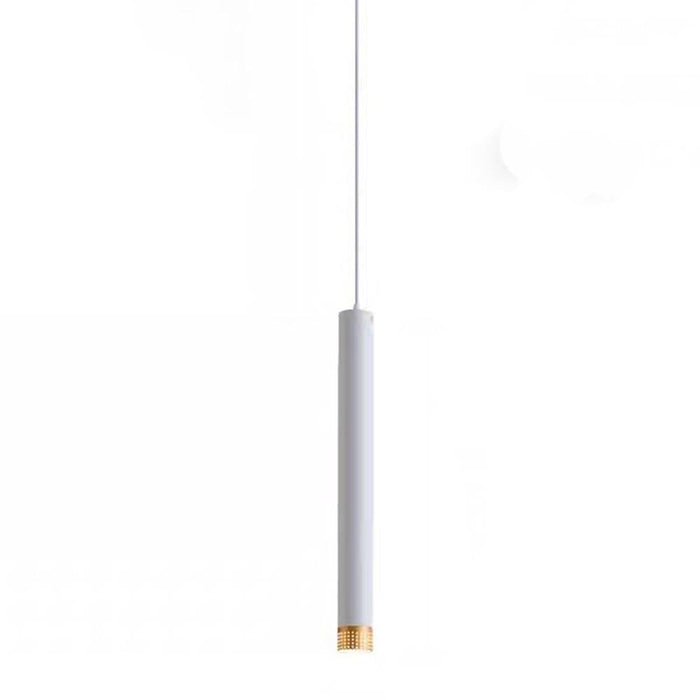 Elongated LED Industrial Linear Pendant Light Metal Island Hanging Lighting