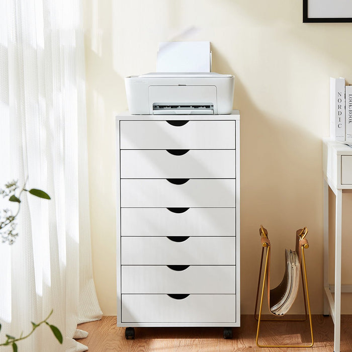 Mobile Storage Cabinet Organizer - Large Capacity, Rolling Drawers for Office/Bedroom/Home Storage
