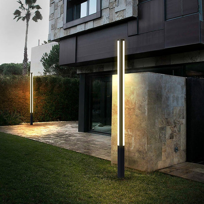 LED Landscape Lighting Decorative Column Light Waterproof for Outdoor Courtyard
