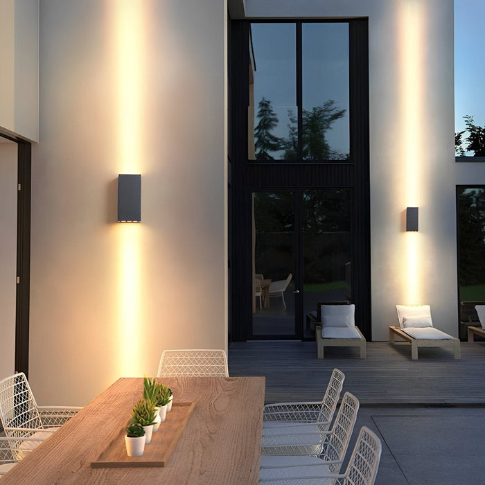 LED Wall Light - Outdoor Waterproof / Light Effect Optional, Villa Courtyard Lighting Fixture
