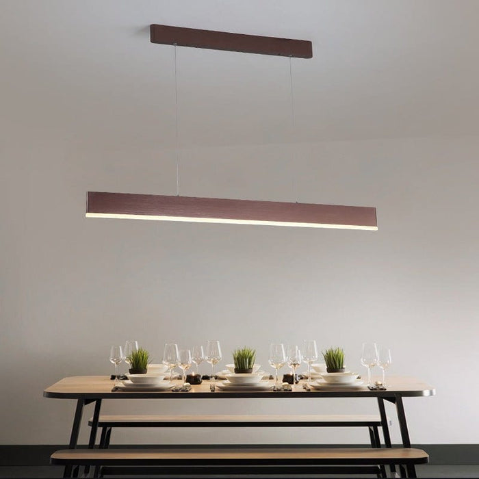 Linear Mini Chandelier Aluminum Island Kitchen Dining Room Ceiling Light