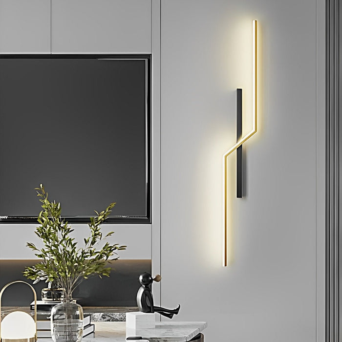 Linear Bar Wall Sconce - Modern Minimalist LED Wall Light for Hallway, Bedroom, Living Room Accent Lighting