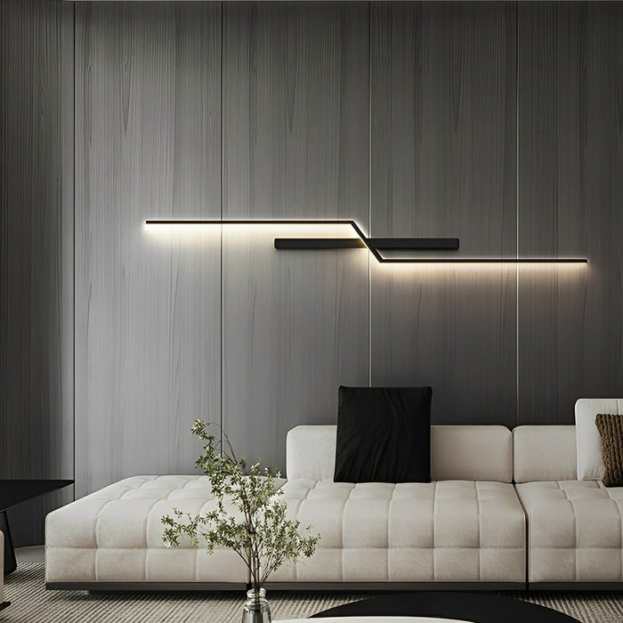 Linear Bar Wall Sconce - Modern Minimalist LED Wall Light for Hallway, Bedroom, Living Room Accent Lighting