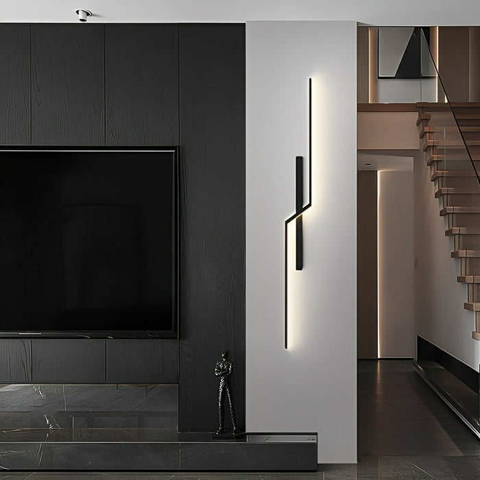 Linear Bar Wall Sconce - Modern Minimalist LED Wall Light for Hallway, Bedroom, Living Room Accent Lighting