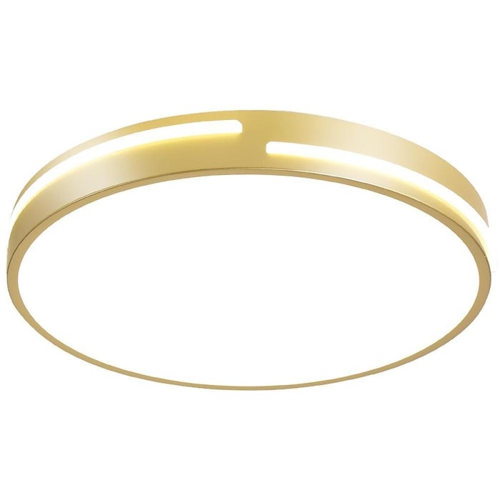 Minimalist Round Dimmable LED Gold Modern Flush Mount Ceiling Light