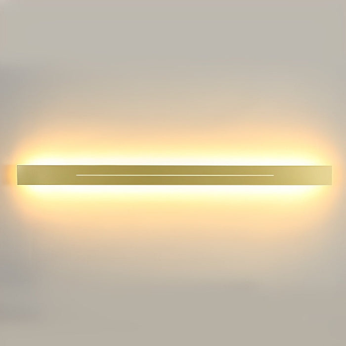 Long Strip Dimmable LED Wall Sconce - Modern Minimalist Iron + Acrylic Lighting for Bedroom, Living Room, Bedside