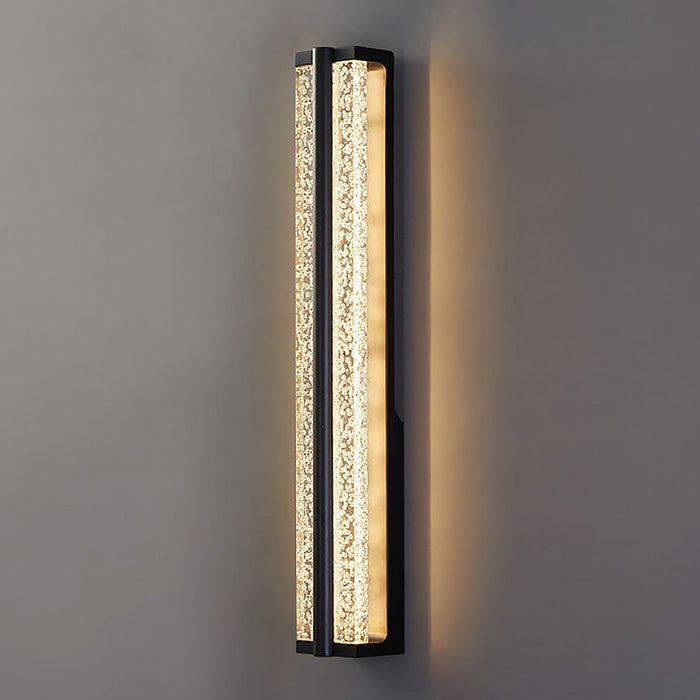 Long Strip Living Room Stairs Outdoor Aisle Stainless Steel Crystal Wall Sconces