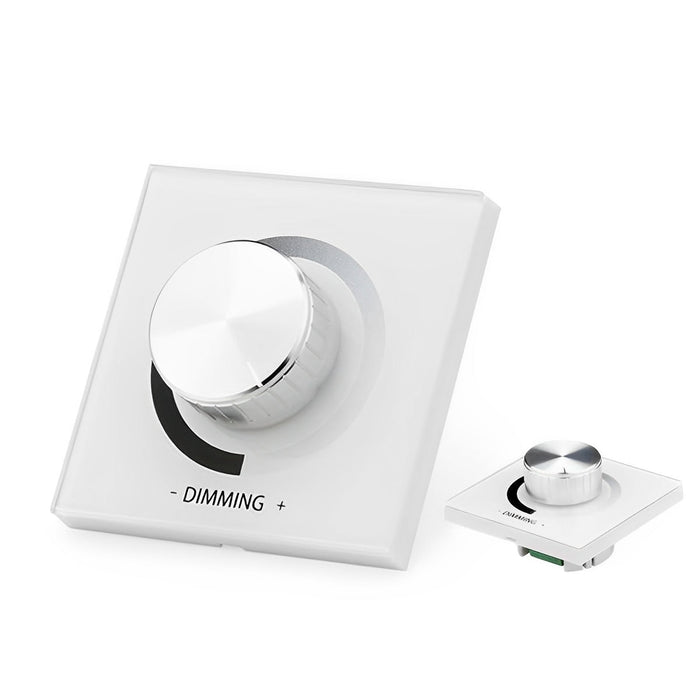 LED Light Dimmer Wall Switch Controller - Seamless Indoor Brightness Adjustment, Modern Design