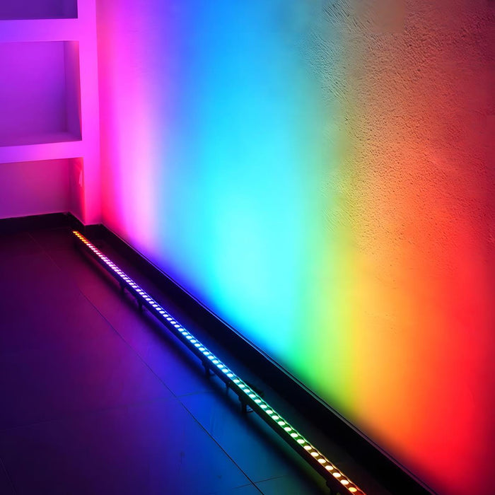 Outdoor Recessed LED Wall Washer Light - RGB Dimmable, Low Voltage, Waterproof