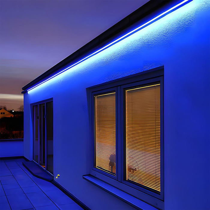 Outdoor Recessed LED Wall Washer Light - RGB Dimmable, Low Voltage, Waterproof
