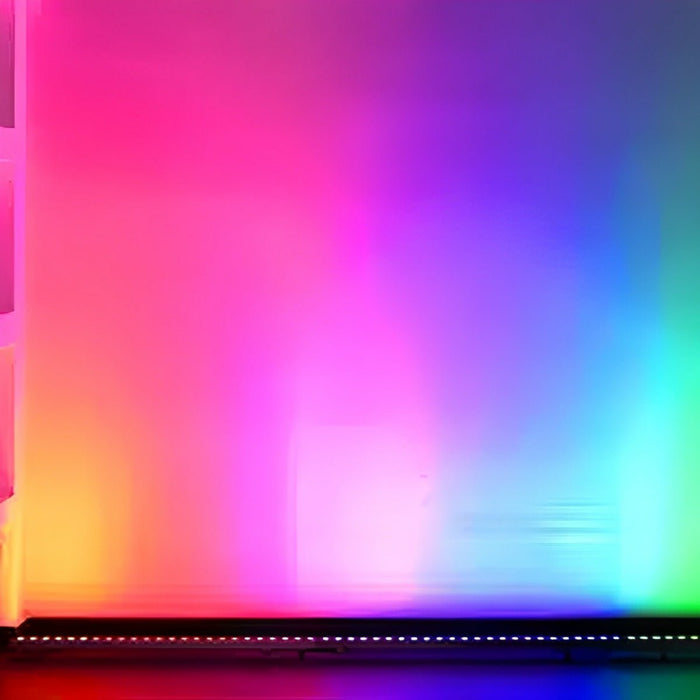 Outdoor Recessed LED Wall Washer Light - RGB Dimmable, Low Voltage, Waterproof