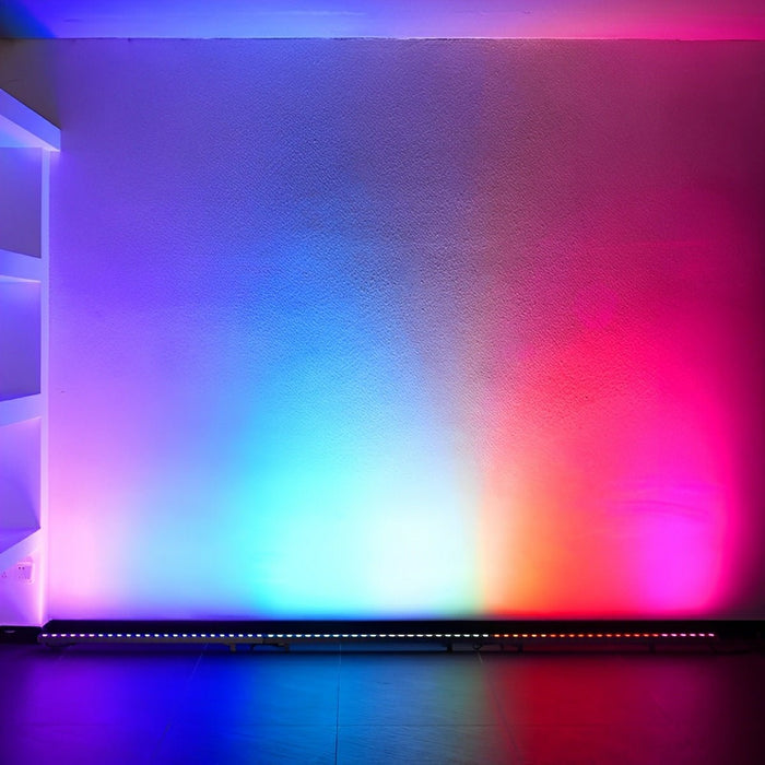 Outdoor Recessed LED Wall Washer Light - RGB Dimmable, Low Voltage, Waterproof