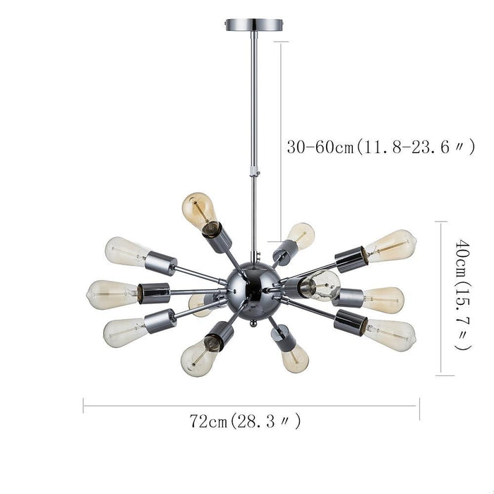 Cluster Sputnik Chandelier Mid-Century Chandeliers for Living Room