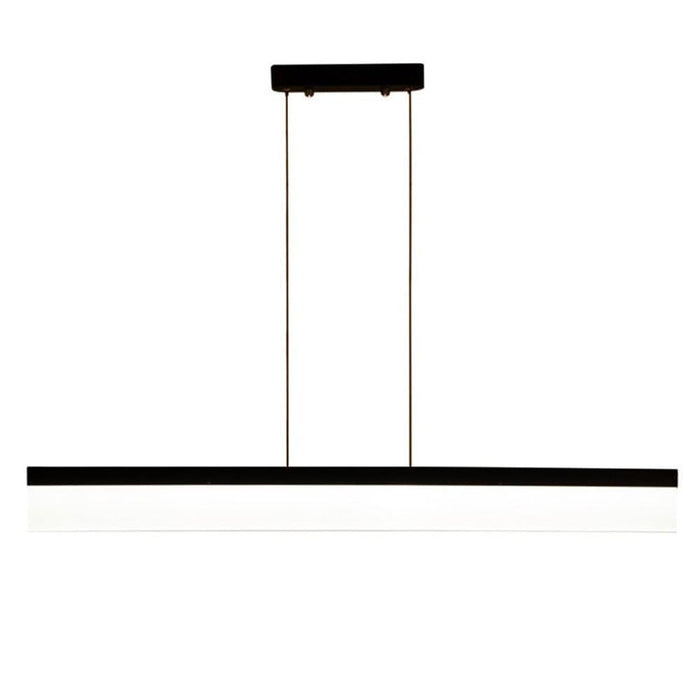 Aluminum Acrylic Kitchen Island Pendant Lights Elongated Linear Pendant Lighting