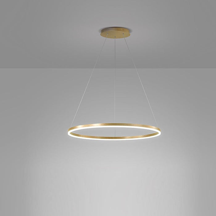 Circle LED Modern Chandelier Pendant Light Hanging Lamp Island Lights