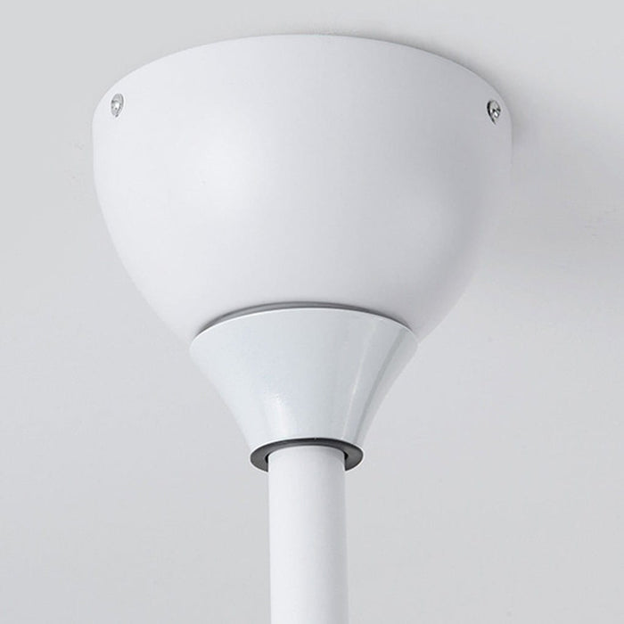Mini Nordic Frequency Conversion Silent Remote Control Ceiling Fan Lamp