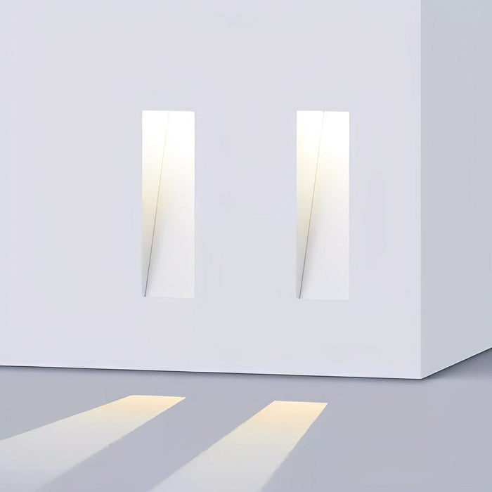 Minimalist LED Recessed Wall Sconce - Motion Sensor / Stairway Light, Indoor Accent Lighting