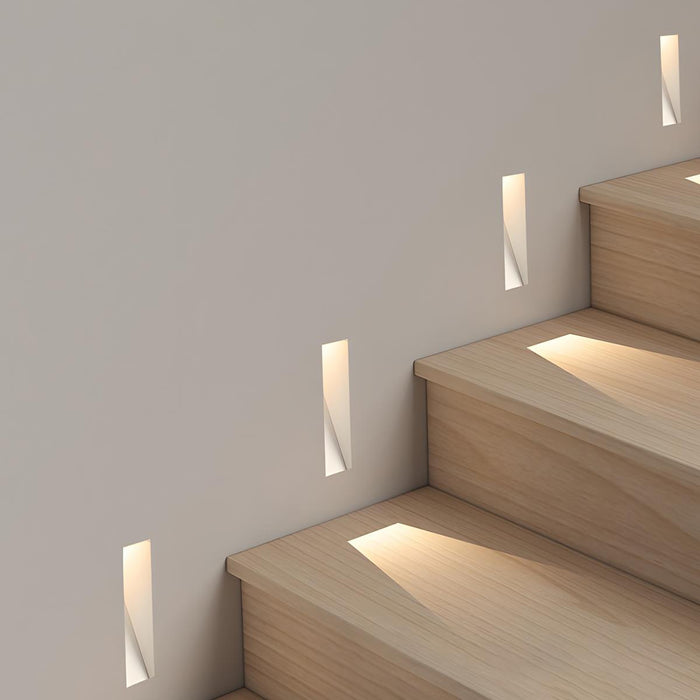 Minimalist LED Recessed Wall Sconce - Motion Sensor / Stairway Light, Indoor Accent Lighting