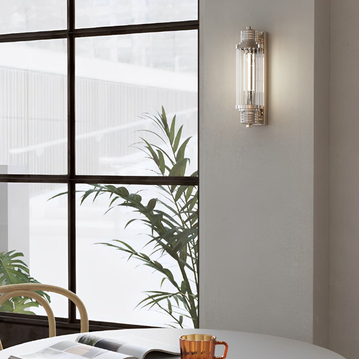 Minimalist LED Tube Wall Sconce - Modern Indoor Lighting, Adjustable Brightness for Home