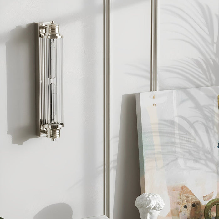 Minimalist LED Tube Wall Sconce - Modern Indoor Lighting, Adjustable Brightness for Home