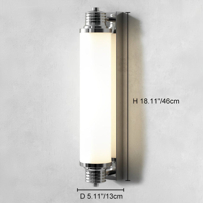 Minimalist LED Tube Wall Sconce - Modern Indoor Lighting, Adjustable Brightness for Home