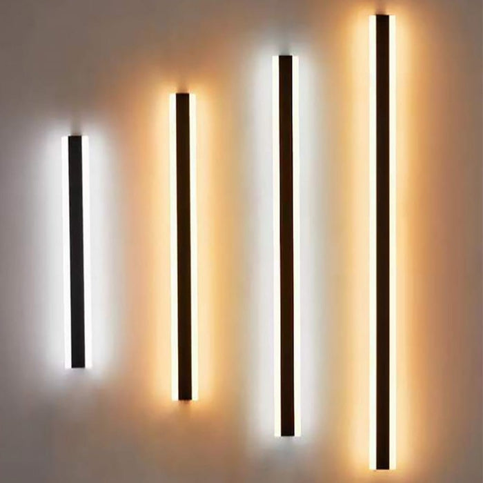 Minimalist Line Outdoor Waterproof Dust-proof LED Garden Wall Sconces