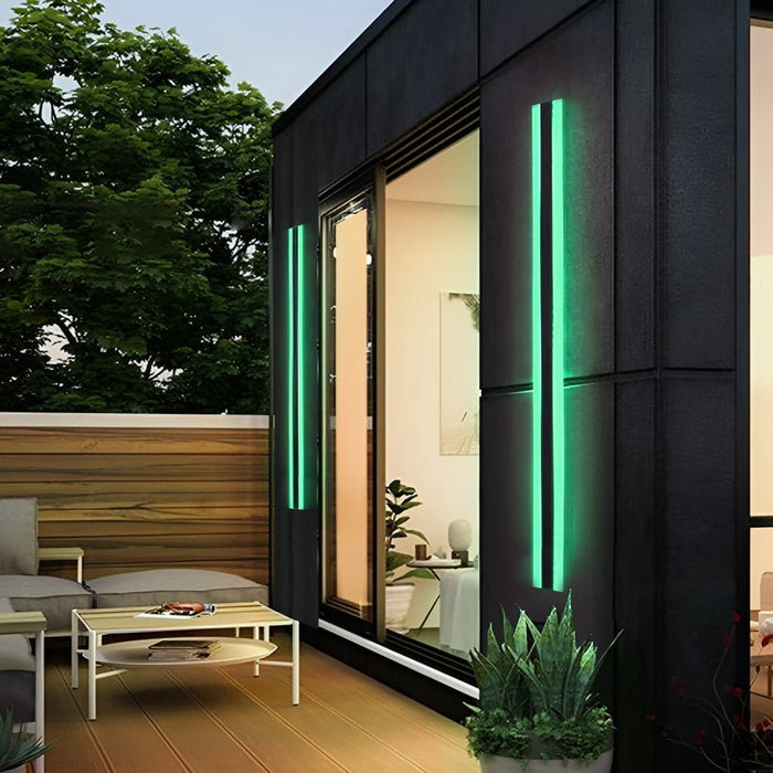 Minimalist Line Outdoor Waterproof Dust-proof LED Garden Wall Sconces